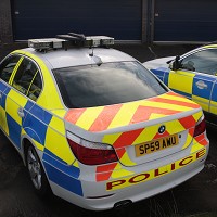 CCTV shows pair clinging to bonnet